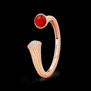 Lắc Tay Van Cleef & Arpels Perlée Couleurs Khảm Đá Mã Não Kim Cương 16cm (5)