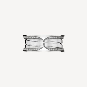 Nhẫn Bvlgari B.ZERO1 360299 Vàng Trắng 18K Kim Cương Tự Nhiên Chế Tác (6)