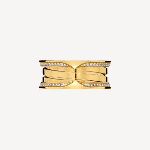 Nhẫn Bvlgari B.ZERO1 360299 Vàng Vàng 18K Kim Cương Tự Nhiên Chế Tác (3)