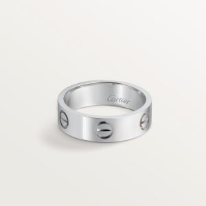 Nhẫn Cartier Love Chế Tác Bạch Kim PT950 Hong Kong Bản Lớn 5 (6)
