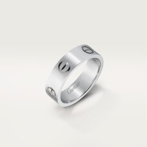 Nhẫn Cartier Love Chế Tác Bạch Kim PT950 Hong Kong Bản Lớn 5 (6)