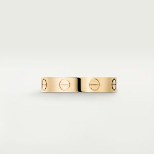Nhẫn Cartier Love Chế Tác Hong Kong Vàng Vàng 18K Bản Trơn 3 (9)