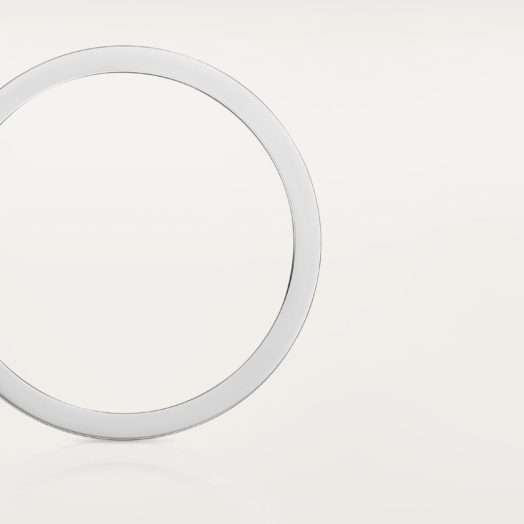 Nhẫn Cartier Love Chế Tác Vàng Trắng 18K Hong Kong Bản Lớn 5-5mm (6)