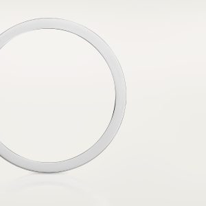 Nhẫn Cartier Love Chế Tác Vàng Trắng 18K Hong Kong Bản Lớn 5-5mm (6)