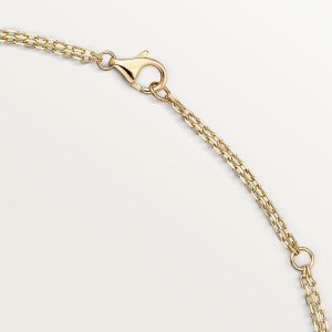 Vòng Cổ Cartier Love Chế Tác Vàng Vàng 18K 2 Viên Kim Cương (1)