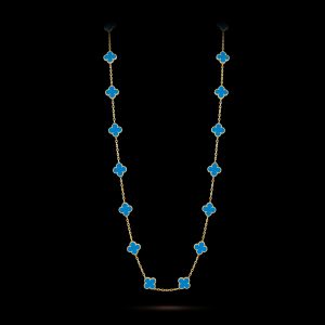 Vòng Cổ Van Cleef & Arpels Vintage Alhambra Chế Tác Dài 20 Họa Tiết (3)