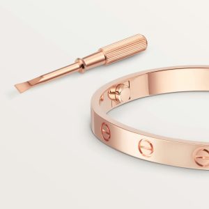 Vòng Tay Cartier Love Chế Tác Hong Kong Vàng Hồng 18K (1)