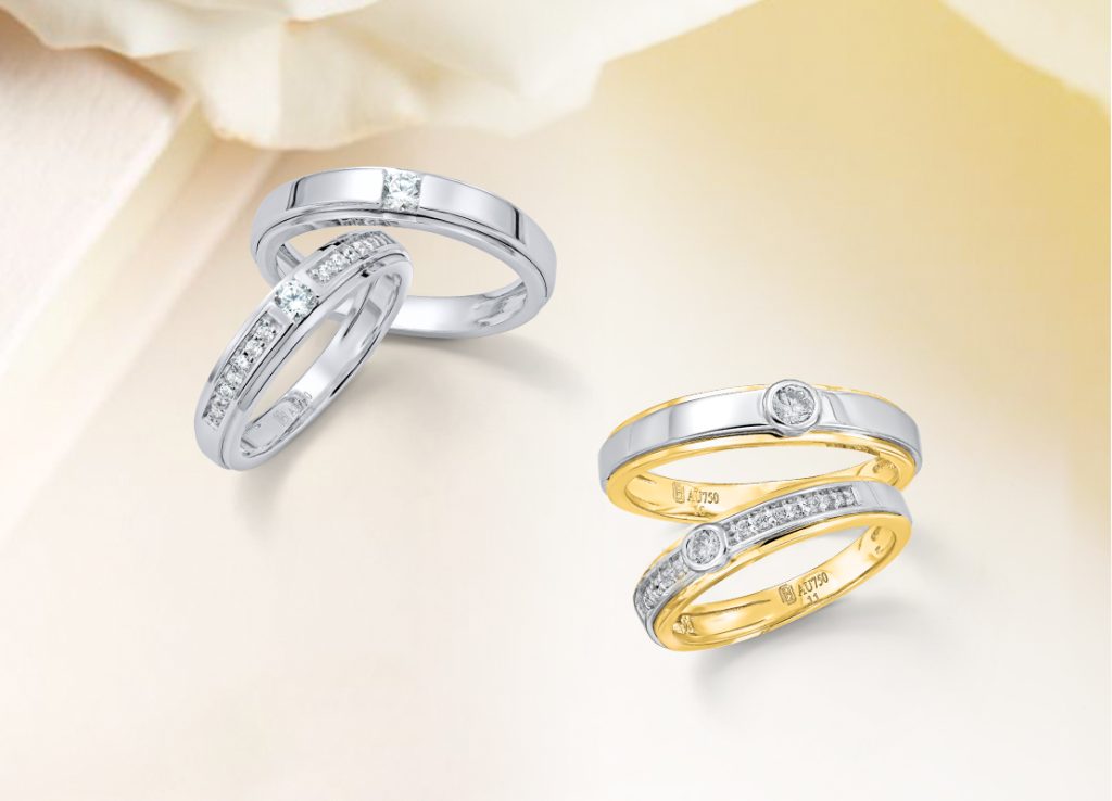 Có Nên Đeo Nhẫn Cưới Đính Đá Hay Không (2)