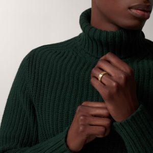 Nhẫn Cartier Love 3 Diamonds Vàng Vàng Đính Kim Cương (1)