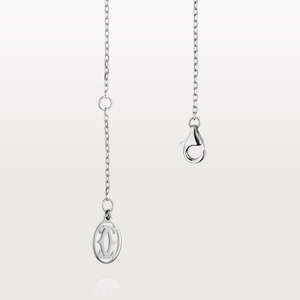 Vòng Tay Cartier D'Amour XS Mini Vàng Trắng Đính 1 Viên Kim Cương Tự Nhiên (2)