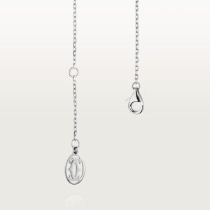 Vòng Tay Cartier D'Amour XS Mini Vàng Trắng Đính 1 Viên Kim Cương Tự Nhiên (2)