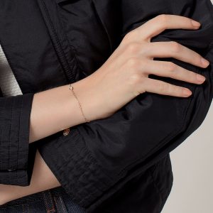 Vòng Tay Cartier D'Amour XS Mini Vàng Vàng Đính 1 Viên Kim Cương Tự Nhiên (1)