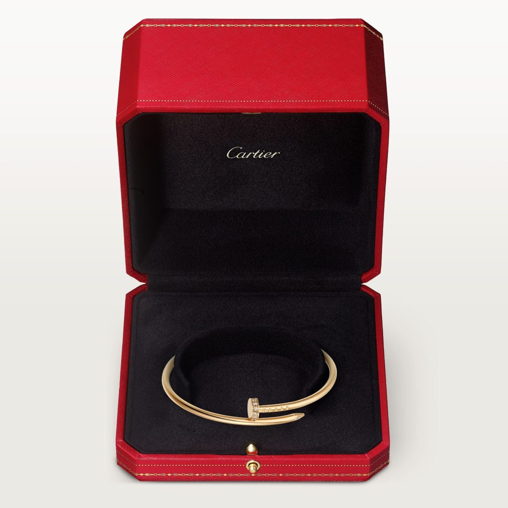 Vòng Tay Cartier Juste un Clou Small Size Vàng 18K Kim Cương (1)