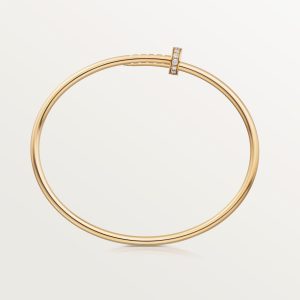 Vòng Tay Cartier Juste un Clou Small Size Vàng 18K Kim Cương (1)
