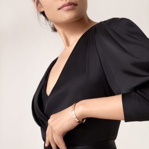 Vòng Tay Cartier Love 4 Diamonds Vàng Hồng Kim Cương Tự Nhiên Rộng 6 (1)