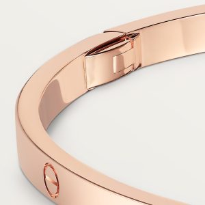 Vòng Tay Cartier Love Small Model Chế Tác Vàng Hồng 18K Rộng 3.65mm