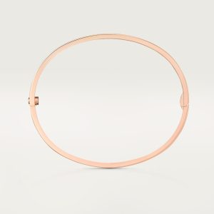 Vòng Tay Cartier Love Small Model Chế Tác Vàng Hồng 18K Rộng 3.65mm