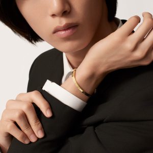 Vòng Tay Cartier Love Small Model Chế Tác Vàng Vàng 18K (2)