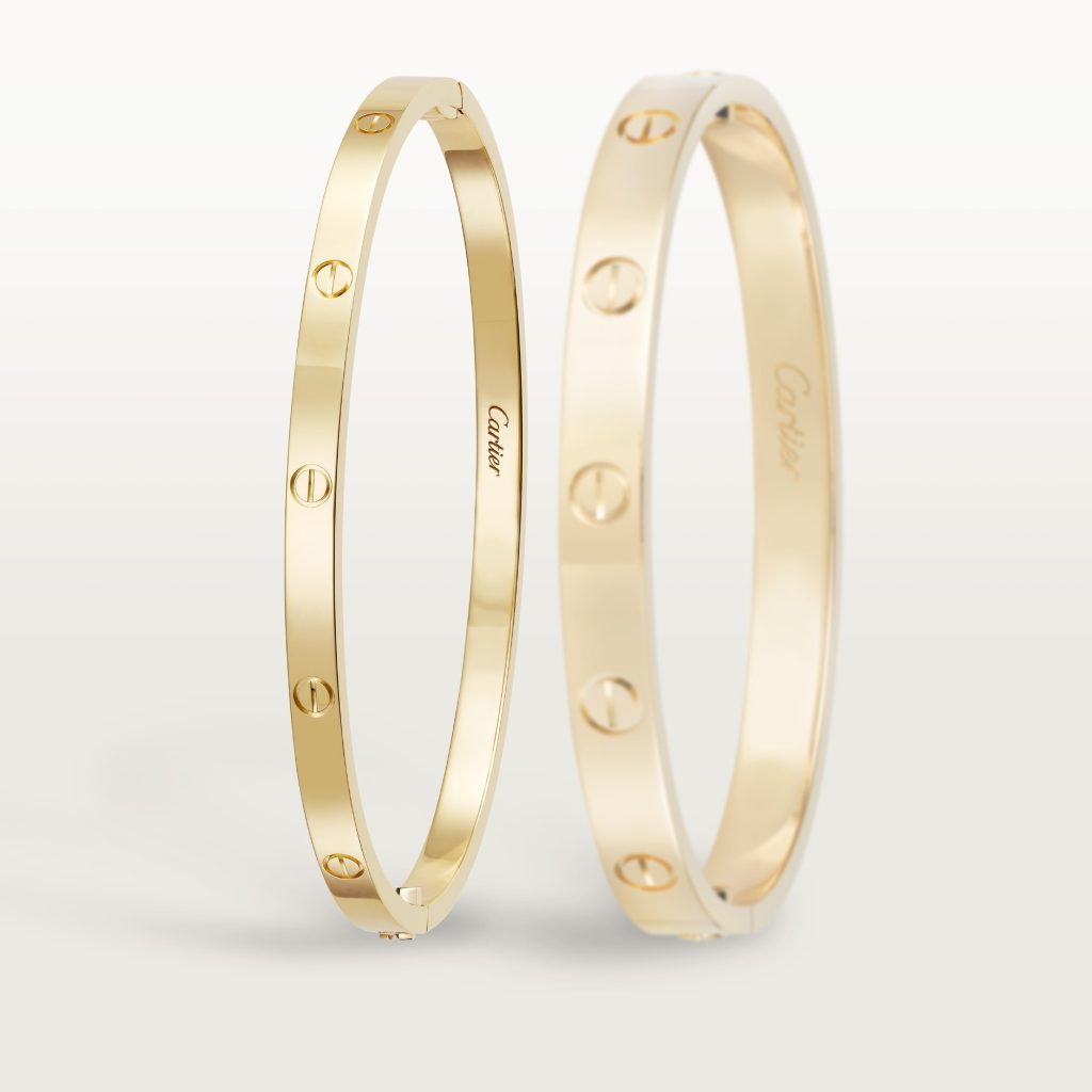 Vòng Tay Cartier Love Small Model Chế Tác Vàng Vàng 18K (2)
