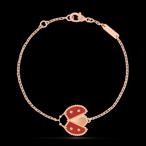 Vòng Tay Van Cleef & Arpels Lucky Spring Bọ Rùa Cánh Mở Chế Tác