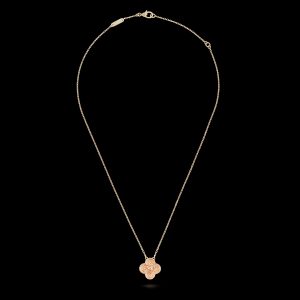 Dây Chuyền Van Cleef & Arpels Sweet Alhambra Vàng Hồng 18K Chế Tác Hong Kong 17 (2)