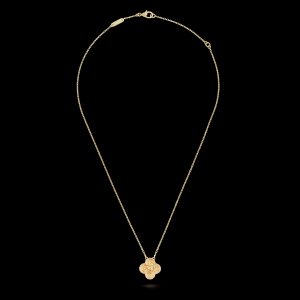 Dây Chuyền Van Cleef & Arpels Sweet Alhambra Vàng Vàng Nhập Khẩu Hong Kong (1)