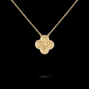 Dây Chuyền Van Cleef & Arpels Sweet Alhambra Vàng Vàng Nhập Khẩu Hong Kong (1)