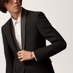 Lắc Tay Cartier Juste un Clou Chế Tác Vàng Trắng 18K Hong Kong Đính Viên Kim Cương Tự Nhiên (2)