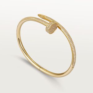 Lắc Tay Cartier Juste un Clou Vàng Vàng 18K Full Kim Cương Tự Nhiên Hong Kong (4)