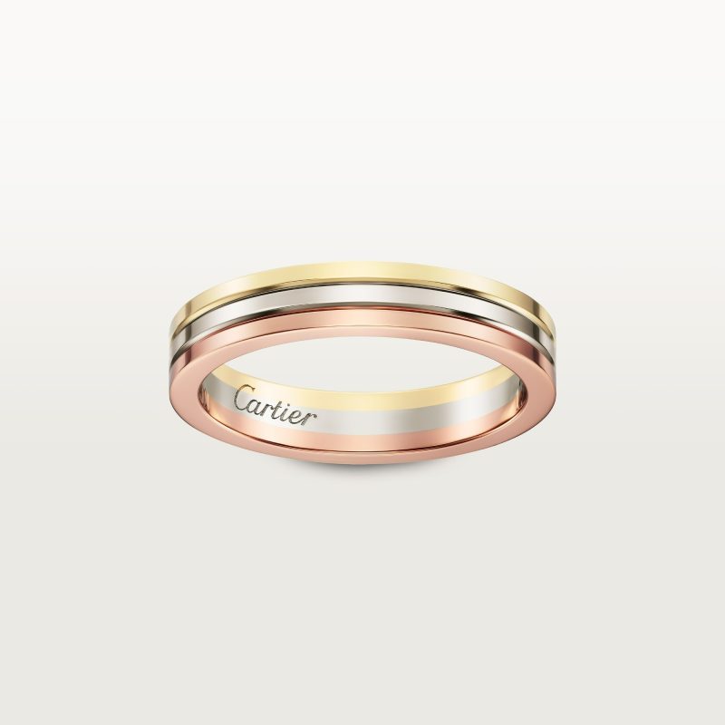 Nhẫn Cartier Vendôme Louis Cartier Wedding Band Chế Tác Hong Kong 3 (1)