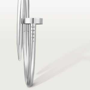 Vòng Tay Cartier Juste Un Clou Chế Tác Vàng Trắng 18K Vòng Đinh 3 (10)