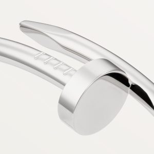 Vòng Tay Cartier Juste Un Clou Chế Tác Vàng Trắng 18K Vòng Đinh 3 (10)