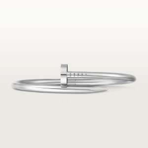 Vòng Tay Cartier Juste Un Clou Chế Tác Vàng Trắng 18K Vòng Đinh 3 (10)