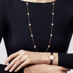 Vòng Tay Van Cleef & Arpels Sweet Alhambra Vàng Hồng 18K Chế Tác Hong Kong 17 (3)