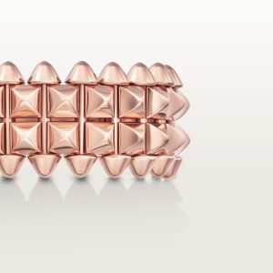 Nhẫn Cartier Clash de Cartier Chế Tác Hong Kong Vàng Hồng 18K Chiều Rộng 9 (5)