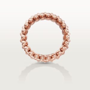 Nhẫn Cartier Clash de Cartier Chế Tác Hong Kong Vàng Hồng 18K Chiều Rộng 9 (5)