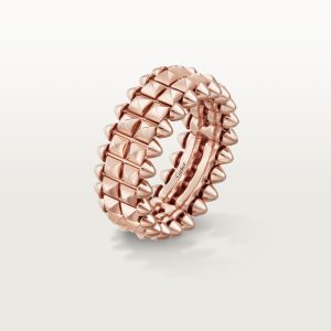 Nhẫn Cartier Clash de Cartier Chế Tác Hong Kong Vàng Hồng 18K Chiều Rộng 9 (5)