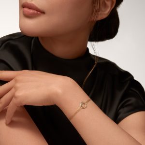 Vòng Tay Cartier Trinity Chế Tác Hong Kong Vàng 18K Chiều Dài 13-18cm (1)