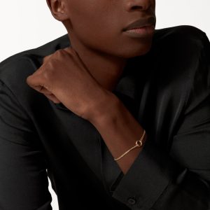 Vòng Tay Cartier Trinity Chế Tác Hong Kong Vàng 18K Chiều Dài 13-18cm (1)