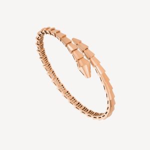 Vòng Tay Serpenti Viper Chế Tác Hong Kong Vàng Hồng 18K AU750 (1)
