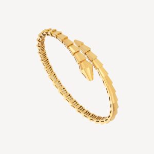 Vòng Tay Serpenti Viper Chế Tác Hong Kong Vàng Vàng 18K AU750