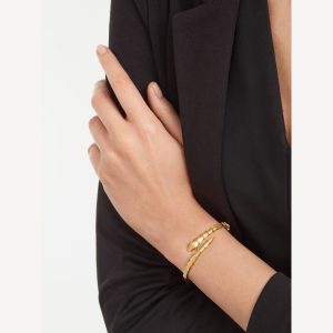 Vòng Tay Serpenti Viper Chế Tác Hong Kong Vàng Vàng 18K AU750