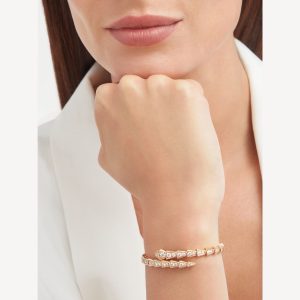 Vòng Tay Serpenti Viper Full Pavé Diamonds Vàng Hồng 18K Kim Cương Tự Nhiên (1)