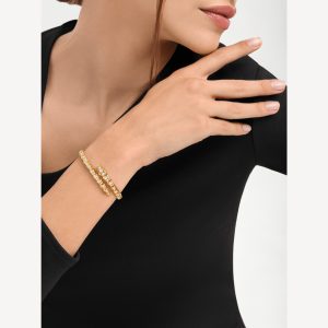 Vòng Tay Serpenti Viper Full Pavé Diamonds Vàng Trắng 18K Kim Cương Tự Nhiên (3)