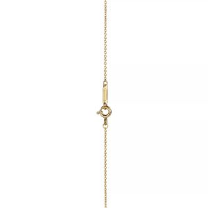Dây Chuyền Tiffany & Co Interlocking Circles Chế Tác Vàng Vàng 18K Hong Kong Bản Nhỏ 40cm (1)
