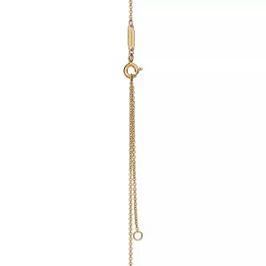 Dây Chuyền Tiffany & Co Knot Small Chế Tác Vàng 18K Kim Cương Tự Nhiên 43cm (1)