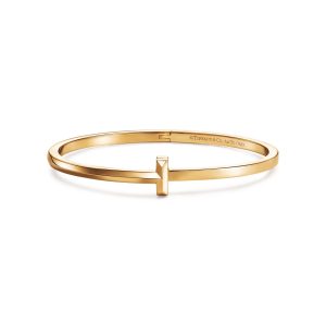 Lắc Tay Tiffany T T1 Narrow Hinged Bangle Vàng 18K Chế Tác Hong Kong (12)