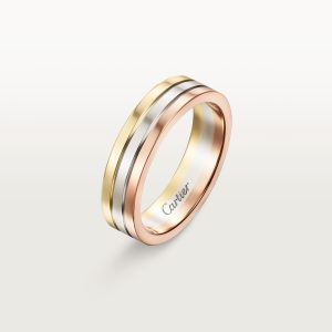 Nhẫn Cartier Vendome Louis Chế Tác Vàng 18K Nhập Khẩu Hong Kong 4,8mm (6)