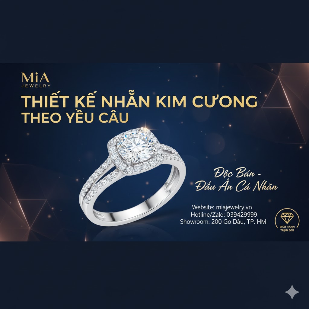 NHẪN THIẾT KẾ MIA JEWELRY – KHI NGHỆ THUẬT GẶP GỠ SỰ HOÀN HẢO