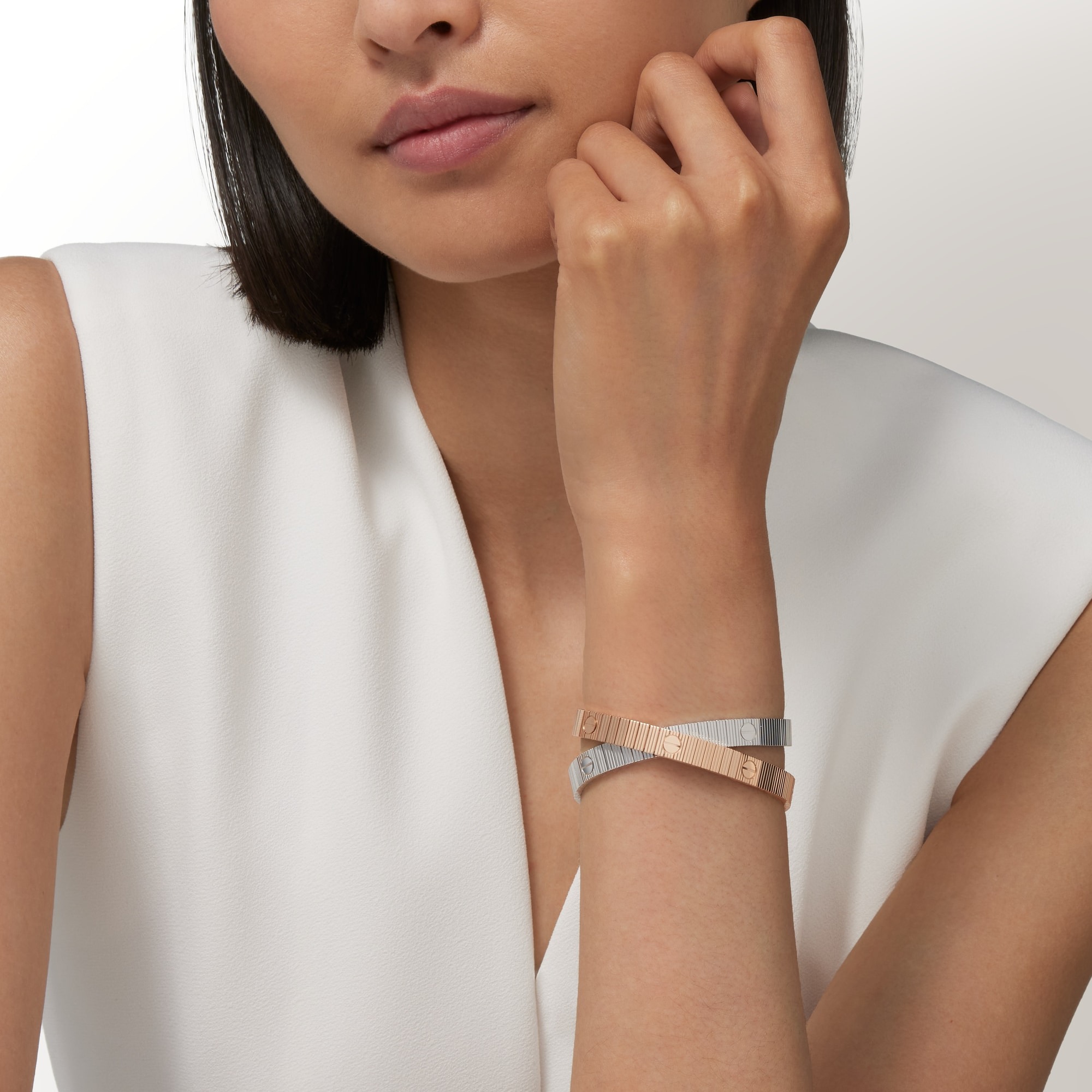 Lắc Tay Cartier LOVE Unlimited Flexible Chế Tác Vàng 18K Nhập Khẩu Hong Kong (5)